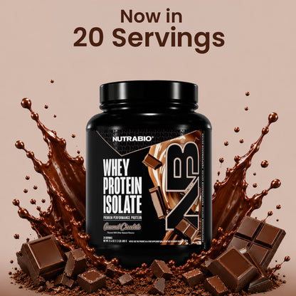 NutraBio: Whey Protein Isolate 2lbs