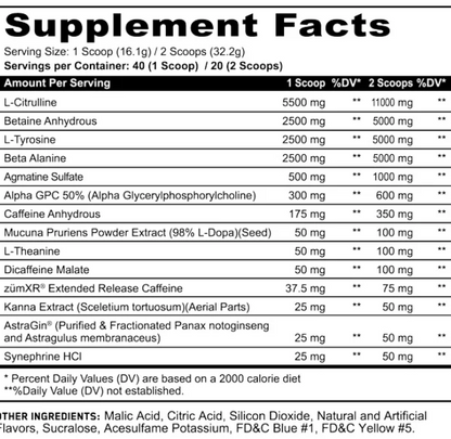 Panda Supplements: Pandamus Non-stim