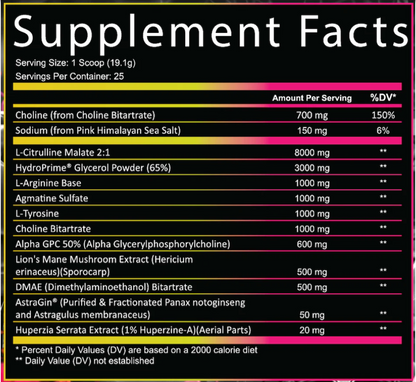 FrontLine Formulations:Project MK Ultra: Non-Stim Nootropic Preworkout