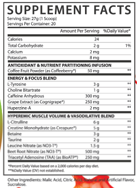 NUTRISTAT: PRE-SCRIPT Pre-workout