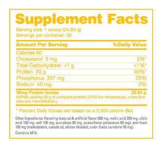 NutraBio: Clear Whey Protein Isolate