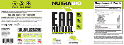 NutraBio: EAA Natural - Unflavored