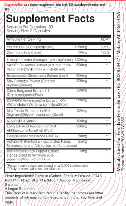 FrontLine Formulations: Testaplexx